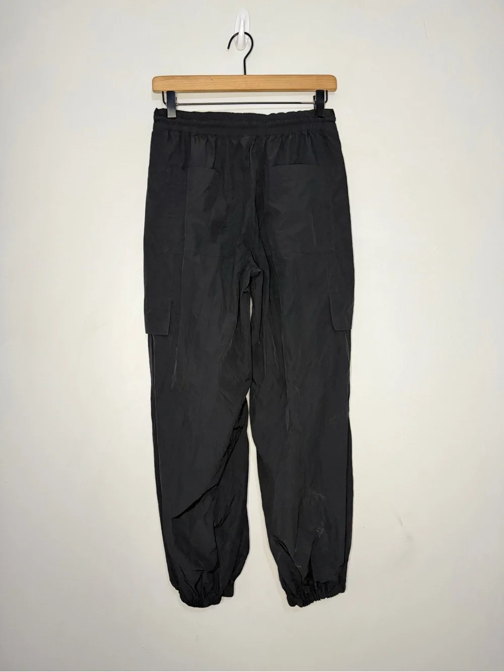 Free People Cool in Cargo Black Jogger Drawstring Track Pants size xsmall